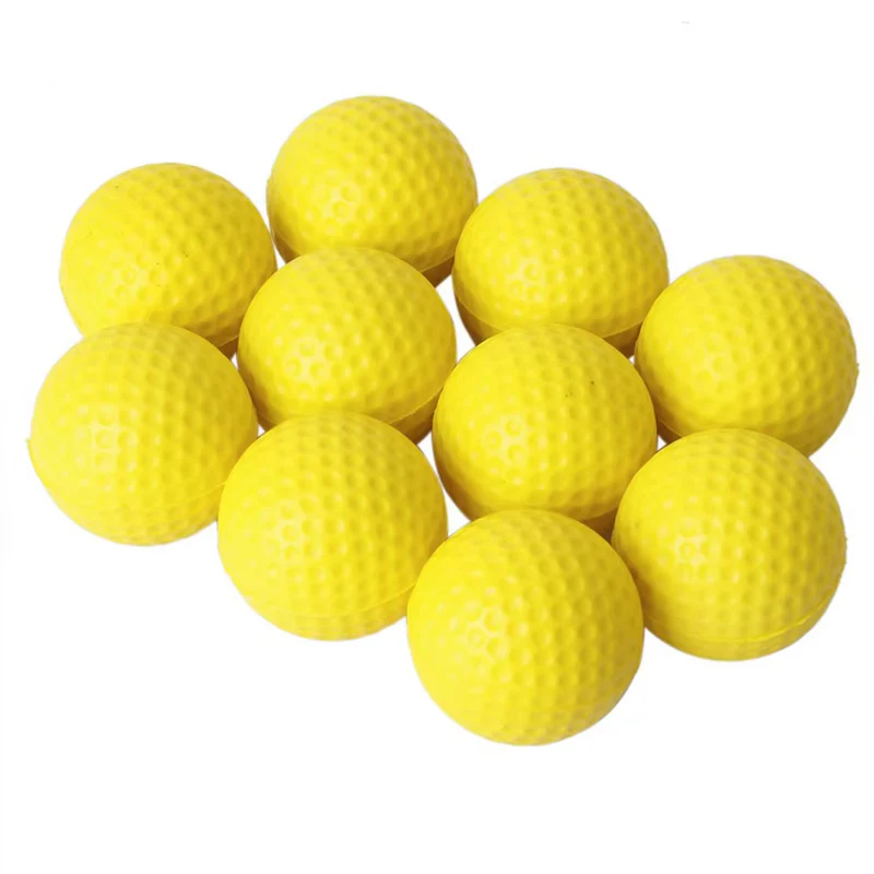 Soft Foam Practice Golf Balls (10-Pack)